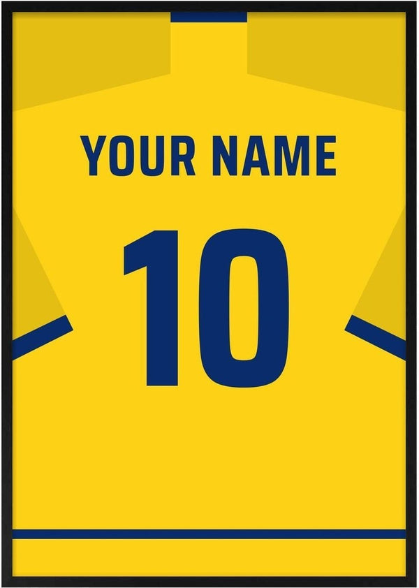 Al-Nassr – personlig fodboldtrøje-plakat af Pictumi Studio