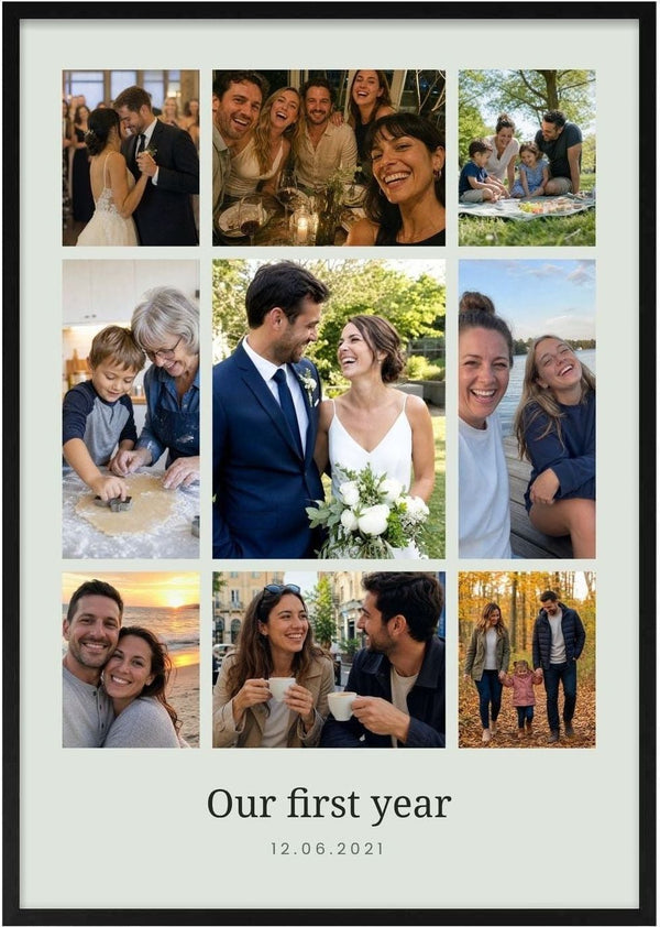 The Big Moment – Fotocollage med otte omkring af Pictumi Studio