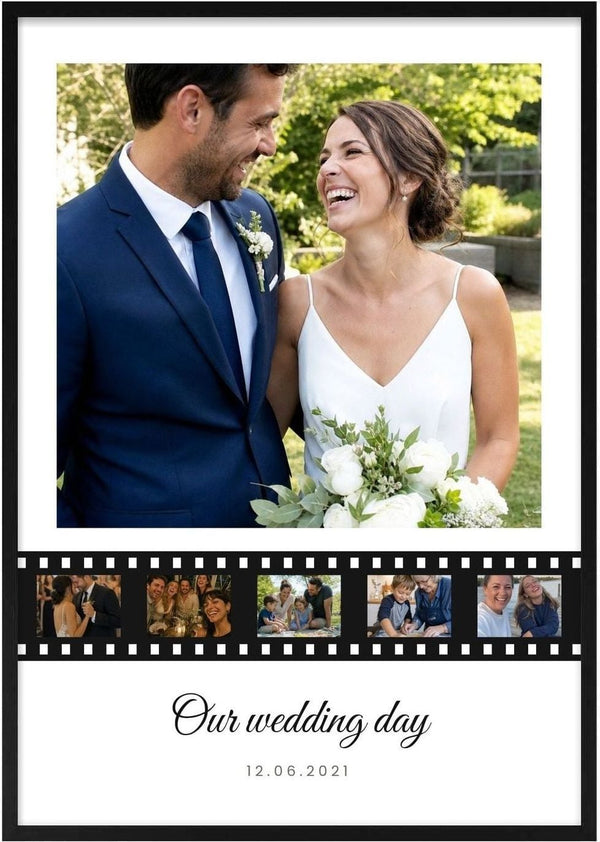 The Big Moment – Fotocollage med filmstrimmel af Pictumi Studio