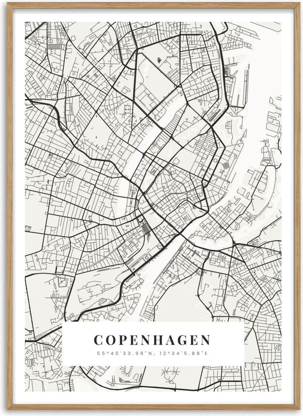 City Map – Personlig byplakat af Pictumi Studio