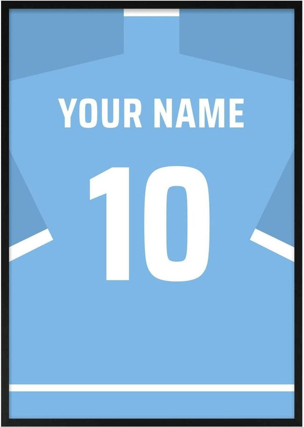 Malmö FF – personlig fodboldtrøje-plakat af Pictumi Studio