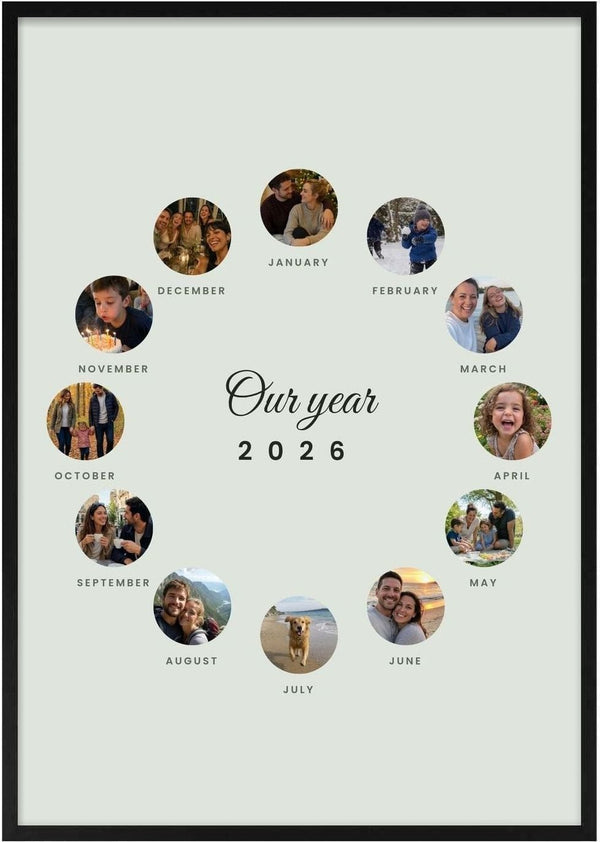 Our Year – Fotohjul med 12 måneder af Pictumi Studio